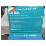 2 Piece antibacterial luggage set...