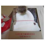 Lucky brand scarf and hat set...