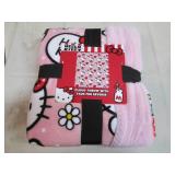 Hello Kitty throw 50 x 60"...