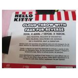 Hello Kitty throw 50 x 60"...