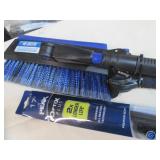 Up to 58" snow broom and ice scrape...