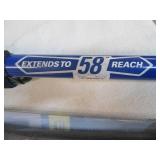 Up to 58" snow broom and ice scrape...