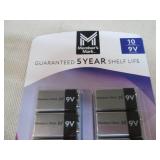 12 9 Volt batteries...