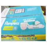 Pampers swaddlers N #1 diapers 174 ...