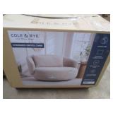 Cole & Rye Oversized swivel chair, ...