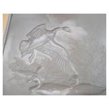 Wood and metal molds or wall art, 1...