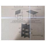 4 Covered totes,medium size with di...