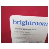 3 Latching storage totes...