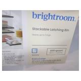 2 Large storage containers, one has...