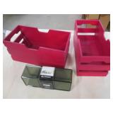 2 Small weed storage crates and a p...