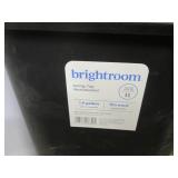 2 Storage totes and 3 trash cans...