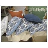 Assorted decorative pillows...