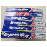 6 Rolls of Reynolds aluminum foil...