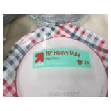 11 Packages of assorted plates and ...