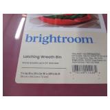 2 Wreath storage bins...