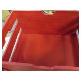 2 Stackable wood storage crates...