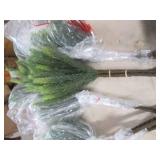 6 Artificial pine boughs...