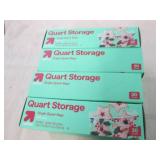 8 20 Count quart storage bags...