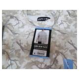 L Cammo crew fleece...