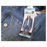 Seven 7 L denim jacket...