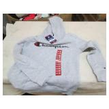 Champion M fleece hoodie...