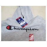 Champion M fleece hoodie...