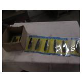 Box of black cleat tie hooks...