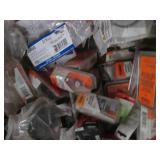 Box of lug nuts, clips and other au...