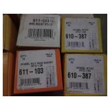 Box of lug nuts, clips and other au...