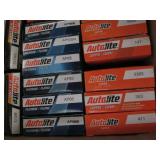 Box of assorted spark plugs...