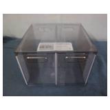 Stackable 2 drawer slide out bin...