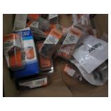 Box of automotive clips, tubes and ...