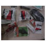 Box of automotive clips, tubes and ...