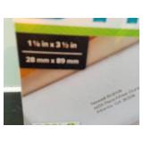 Dymo 2 x 350 Labels 1 1/8 x 3 1/2"...