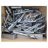 Box of Drill Bits and Misc...