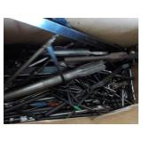 Box of Drill Bits and Tools...