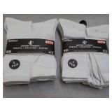 12 pair White Wear Proof Athletic S...