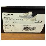 MM. Size 8 Coach Cap Toe Split Suede