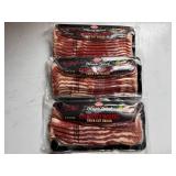 CC. 3x 12oz Hormel Black Label Cherrywood Thick Cut Bacon