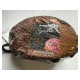 DD. 9.55lb Smithfield Spirals Smoked Ham-Brown Sugar Glaze Packet