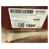 D. 10.40lb Two Rivers Beef Ribeye Roll Steaks-Vaccum Sealed 3-4 Steaks Per Package-3-4 Packages per Case.