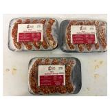 B. 3x 1lb Hot Italian Sausage