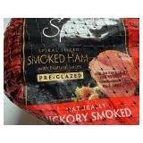 DD. 9.21lb Smithfield Spirals Hickory Smoked Ham-Pre-Glazed
