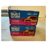 MM. 2x 16ct Nutri Grain Bars-Raspberry