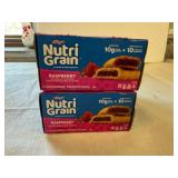 MM. 2x 16ct Nutri Grain Bars-Raspberry