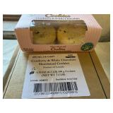 SSS. 12x 4pk Cranberry & White Chocolate Shortbread Cookies