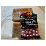 SSS. 4x4ct- 8oz Bags Shimmer Gumballs-Pink