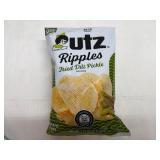 SSS. 6x 7.75oz Utz Ripples-Fried Dill Pickle