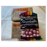 SSS. 4x4ct- 8oz Bags Shimmer Gumballs-Pink