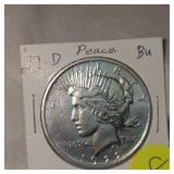 1922 D Peace Dollar $1 BU Condition
